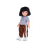 Lovely Girl lėlė su trumpais juodais plaukais sportinėje aprangoje 33cm ZA5849