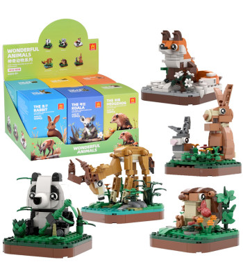 Techninės kaladėlės: Laukiniai sausumos gyvūnai