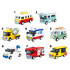 Konstravimo kaladėlės CITY VEHICLE - miesto transporto modeliai