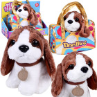 Žavingas Pliušinis Šuniukas Krepšyje Vaikams