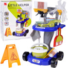 Valymo rinkinys vaikams – vežimėlis su priedais ir dulkių siurbliu ZA5873