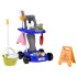 Valymo rinkinys vaikams – vežimėlis su priedais ir dulkių siurbliu ZA5873