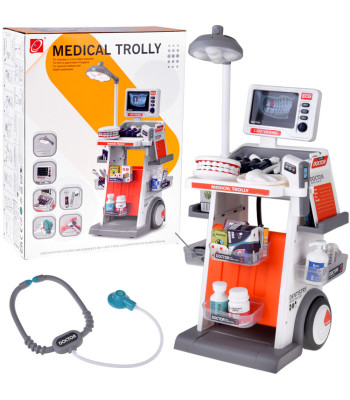 Interaktyvus Medicinos Vežimėlis Žaidimui Gydytoju ir Stomatologu