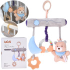 Pakabinamas žaislas lovytei su meškiuku, kramtuku ir barškučiu Kaichi My Sweet Ko Bear ZA5878