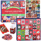 Advento kalendorius PUZZLE - 24 Kalėdų dėlionės VINTAGE stiliuje ZA5885