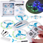LED dronas su nuotolinio valdymo pulteliu, akrobatika ir apšvietimu RC0737