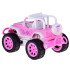 Žaislinis Rožinis Visureigis Automobilis Mergaitėms su Nuotolinio Valdymo Pultu