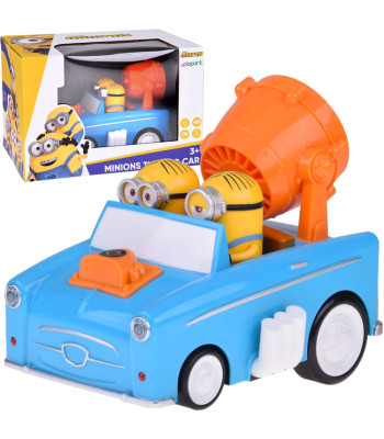 Minionai Veiksme! Interaktyvus Automobilis Važiuoja, Kalba, Šviečia ir Pūčia