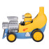 Minionas Bananiniame Automobilyje – Šviesos, Garsai ir Vibracijos ZA5941