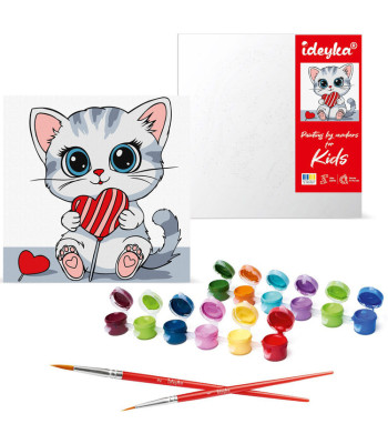 Saldus Šuniukas Piešimo Rinkinys Vaikams 25x25