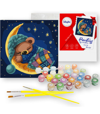 Tapybos pagal numerius rinkinys „Jaukus sapnas” KH6062 30x30 AP0052