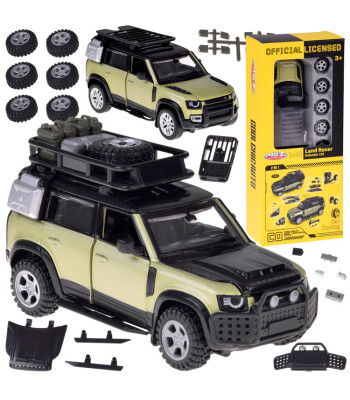 Zestaw Metalowy Model Samochodu Land Rover Defender 110