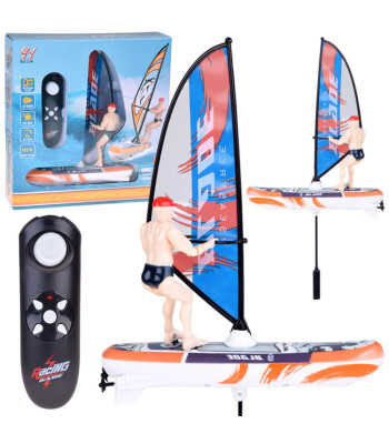 Nuotoliniu būdu valdomas šviečiantis vindsurferis RC0740