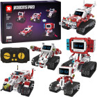 Techniniai Kaladėlės Robots Pro 5in1 Rinkinys su Nuotolinio Valdymo Pultu ir LED Ekranu