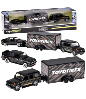 Maisto Licencijuoti Metaliniai Automobiliai Mercedes-Benz G 1988 ir BMW M3 E30