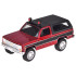 Licencijuotas Metalinis Chevrolet K5 Blazer Modelis su Priekaba ir Laivu 1:64