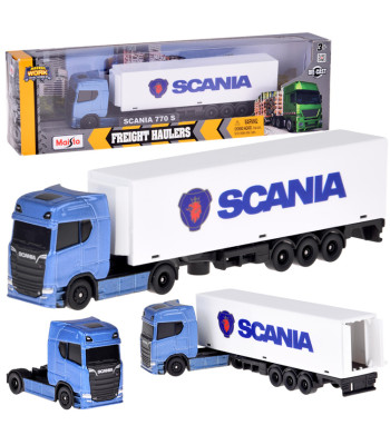 Maisto Scania 770S Licencijuota Metalinė Sunkvežimio Modelis su Priekaba