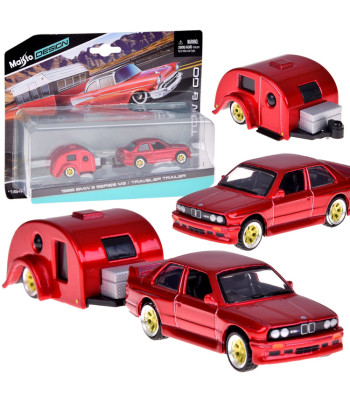 Maisto Licencijuotas Metalinis BMW M3 1988 Su Kempingu