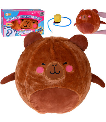 Didelis pliušinis kamuolys žaislas mielas gyvūnėlis 45 cm kapibara