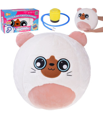 Didelis pliušinis kamuolys žaislas mielas kačiukas 45 cm