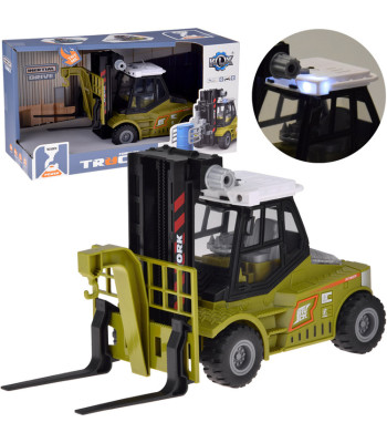 Žaislinis krautuvas su šviesos ir garso efektais