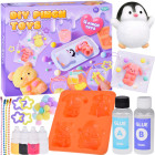 Kūrybinis rinkinys: Gyvūnėliai Glutai - 3D raktų pakabukai