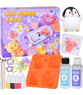 Kūrybinis rinkinys: Gyvūnėliai Glutai - 3D raktų pakabukai