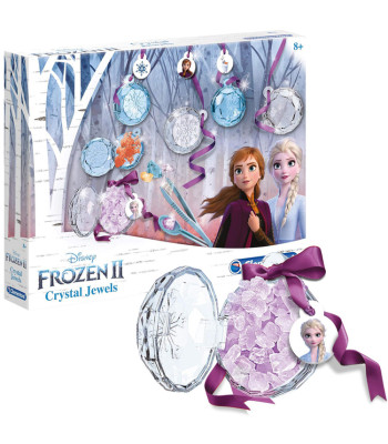 Clementoni papuošalų kūrimo rinkinys - Frozen kristalai