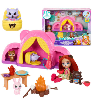 Enchantimals stovyklavimo rinkinys su lėlyte ir meškučiu