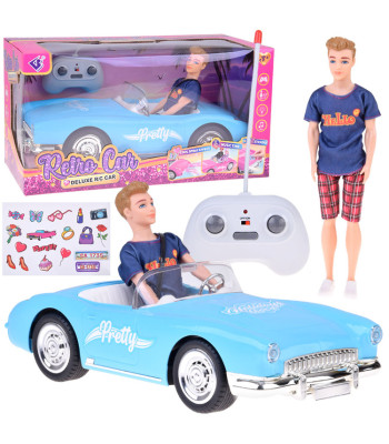 Retro Cadillac Automobilis su Nuotolinio Valdymo Lėle