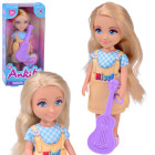 Ankiki lėlė su gitara - žavinga maža muzikinė lėlytė 14 cm