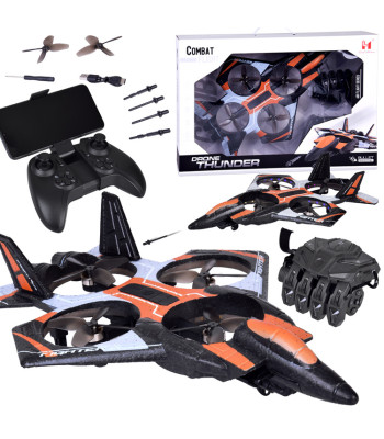 Šaudantis dronas Combat - nuotolinis valdymas pirštine ir pulteliu RC0750