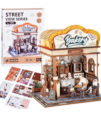 Drewninės 3D dėlionės - Kepykla