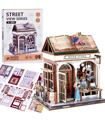 Mediniai 3D dėlionės - Knygynas