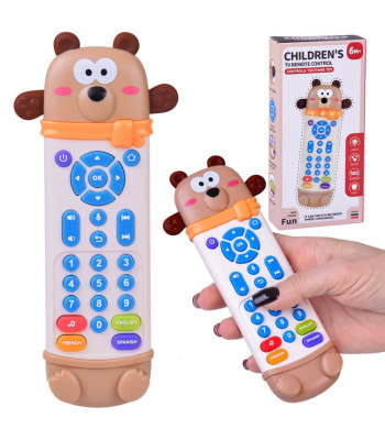 Interaktyvus pultas - kramtukas meškutis 2 viename vaikui