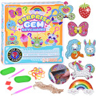 Kūrybingas advento kalendorius su deimantinėmis lipdukais