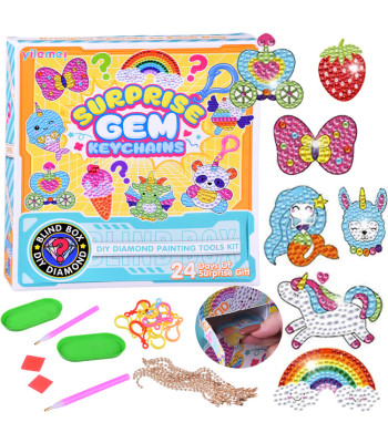 Kūrybingas advento kalendorius su deimantinėmis lipdukais