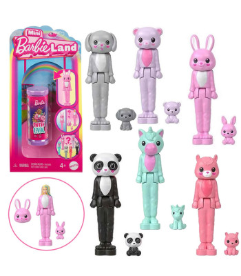 Mattel Mini Barbie Land Cutie Reveal Lėlė staigmena