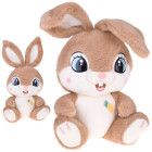 Pliušinis Triušis Karmelekas 40 cm su Lankstomomis Ausimis