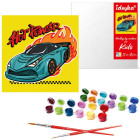 Tapyba pagal numerius vaikams 25x25cm KHO1192 Motociklų lenktynės AP0063