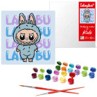 Piešimas pagal skaičius vaikams 25x25cm KHO1283 On – Labubu AP0066