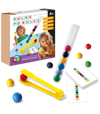 Montessori žaidimas KULKA PO KULCE