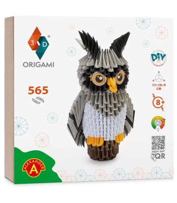Kūrybinis Origami 3D Rinkinys – Pelėda