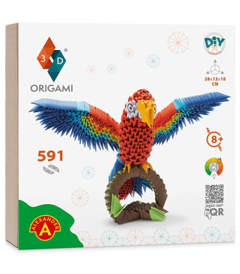 Kūrybinis rinkinys Origami 3D – Papūga ZA6074