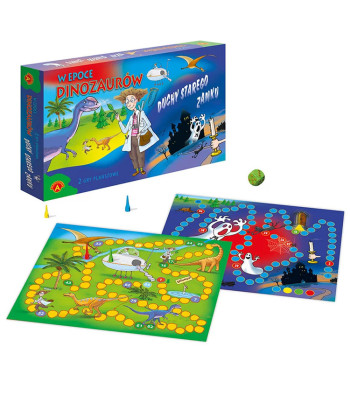 Stalo žaidimas 2 viename - Dinozaurų Era ir Senojo Pilies Dvasios