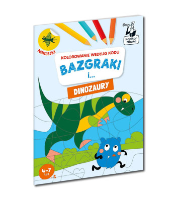 Kapitanas Mokslas Bazgraki ir dinozaurai. Spalvinimas KS1191