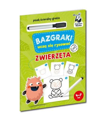 Kapitonas Mokslas Bazgrai mokosi piešti. Gyvūnai KS1198