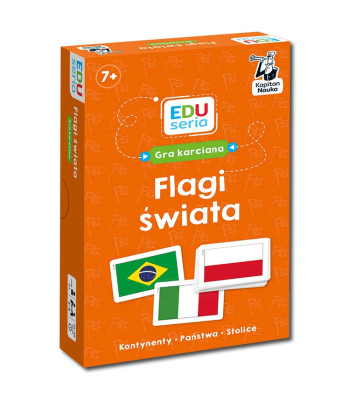 Kapitanas Mokslas EDUseria kortų žaidimas Pasaulio Vėliavos KS1201