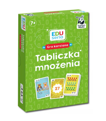 Kapitan Nauka EDUseria. Daugybos lentelė. Kortų žaidimas