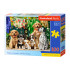 Puzzle 100 dalių Šuniukai, skalbiniai ir paukščių nuotykiai B-111305
